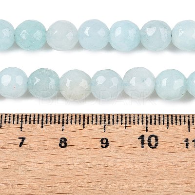 Natural White Jade Bead Strands X-G-R346-6mm-17-1