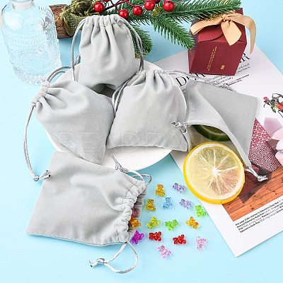 Rectangle Velvet Jewelry Bags LS-TP-E001-2-1