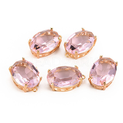 Transparent Glass Pendants GLAA-S193-009E-1