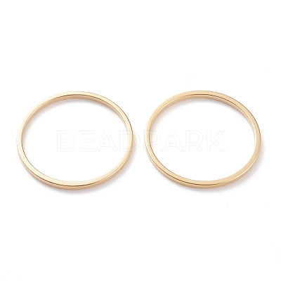 Brass Linking Rings KK-Y003-03G-G-1