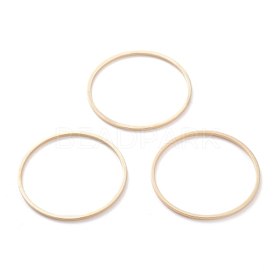 Brass Linking Rings KK-Y003-03J-G-1