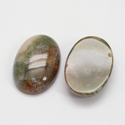 Natural Indian Agate Cabochons G-D860-A24-1