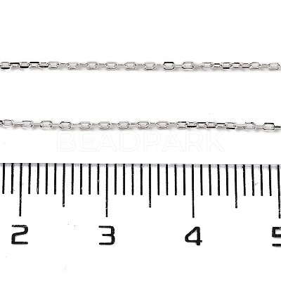 925 Sterling Silver Paperclip Chains LS-STER-P064-04S-1