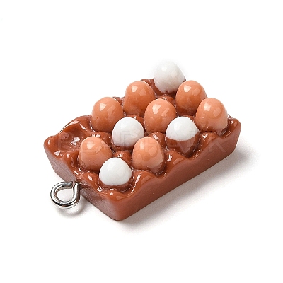 Cute Opaque Resin Pendants RESI-L038-12P-1