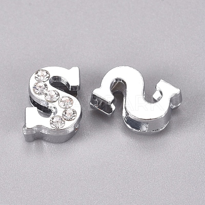 Alloy Slide Charms PALLOY-WH0066-21S-1