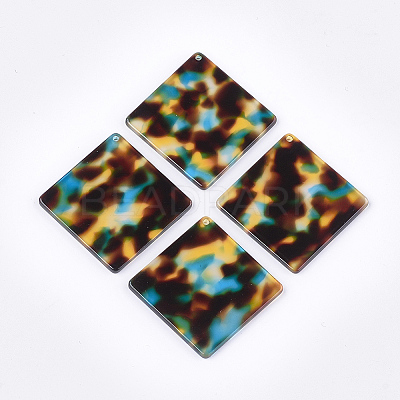 Cellulose Acetate(Resin) Pendants KY-T011-04B-02-1