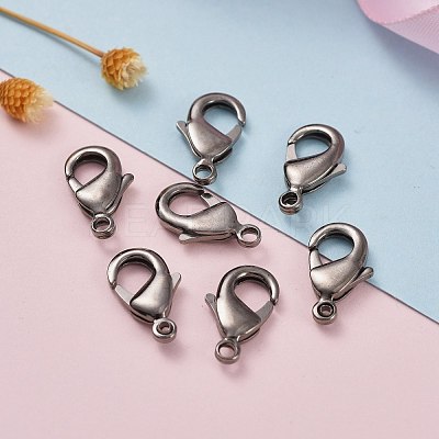 Brass Lobster Claw Clasps KK-903-B-NF-1