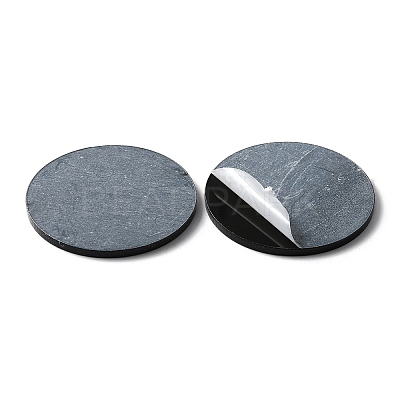 Acrylic Flat Round Action Figure Display Bases KY-WH0004-05F-B-1