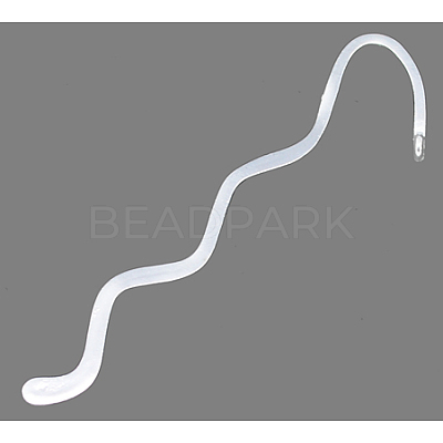 Zinc Alloy Wavy Bookmarks PALLOY-17-S-FF-1