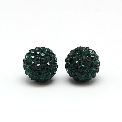Polymer Clay Rhinestone Beads RB-A053-4mm-08-1