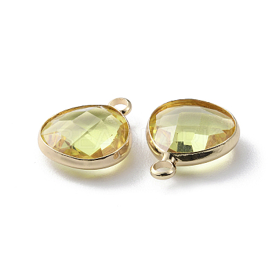 Alloy Glass Pendants GLAA-WH0036-14A-1