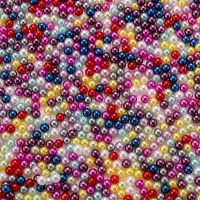 Imitation Pearl Acrylic Beads OACR-S011-3mm-M-1