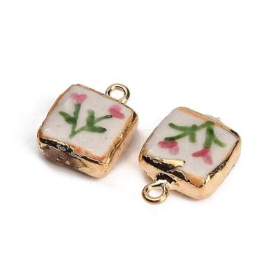 Handmade Porcelain with Brass Pendants PR-CBAB520-09C-1