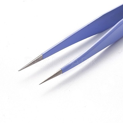 Tarnish Resistant Stainless Steel Beading Tweezers TOOL-F006-22A-1