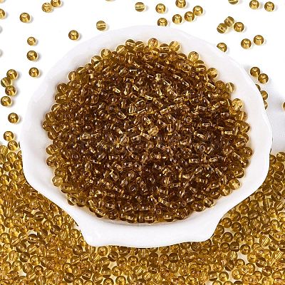 FGB Transparent Glass Seed Beads SEED-N013-01A-08-1