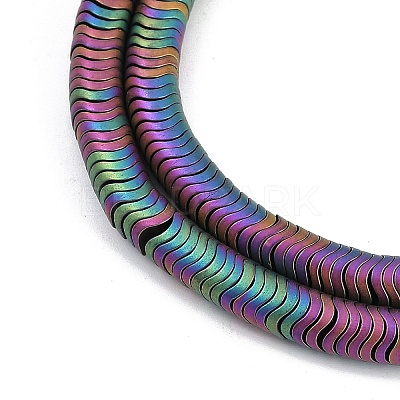 Electroplated Synthetic Non-magnetic Hematite Beads Strands G-H020-M01-23-1