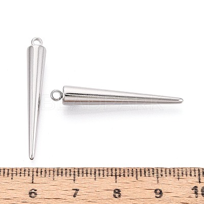 304 Stainless Steel Pendants STAS-T075-22B-P-1