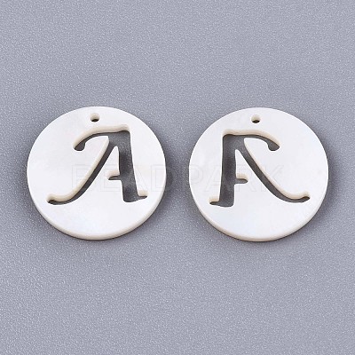 Natural Freshwater Shell Charms X-SHEL-S276-119A-1