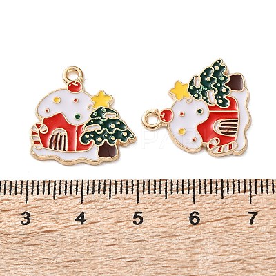 Alloy Enamel Pendants LS-ENAM-I061-01KCG-20-1