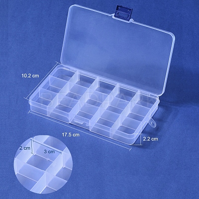 Plastic Bead Storage Containers CON-Q026-02A-1