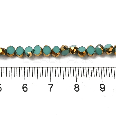 Electroplate Glass Beads Strands X-EGLA-P061-01A-09-1