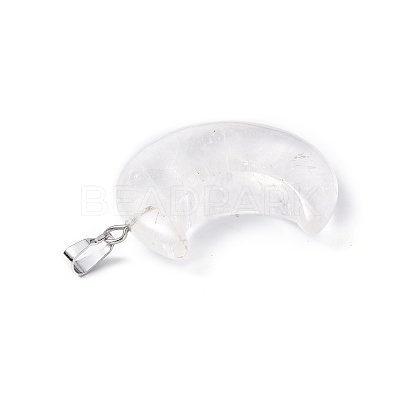 Natural Quartz Crystal Pendants G-Z022-04A-1