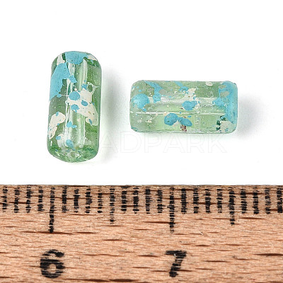 Picasso Transparent Glass Bugle Beads SEED-N010-02H-1