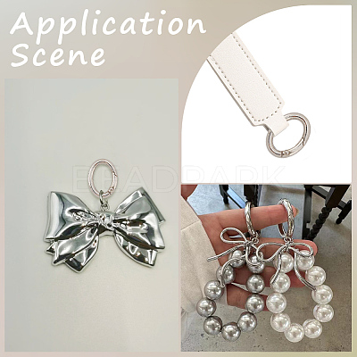 20Pcs Zinc Alloy Spring Gate Rings FIND-SP0004-30P-1