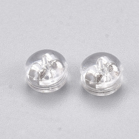 Silicone Ear Nuts KK-T038-457P-1