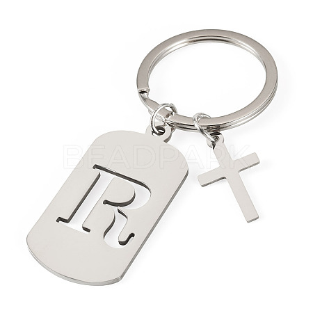 1Pc Stainless Steel Keychains KEYC-TADJ0001-08R-1