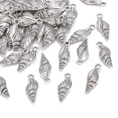 Tibetan Style Alloy Pendants TIBEP-20321-AS-RS-1