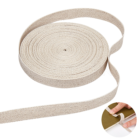 BENECREAT 10M Linen Jute Ribbons for Craft Making OCOR-BC0005-25-1
