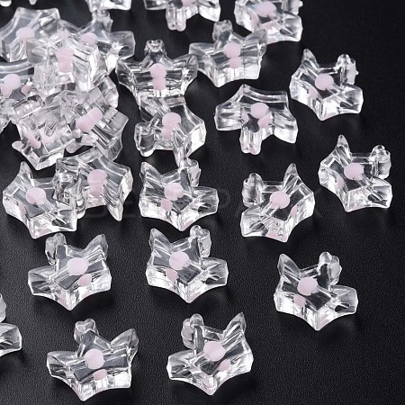 Transparent Acrylic Beads MACR-S373-105-B07-1