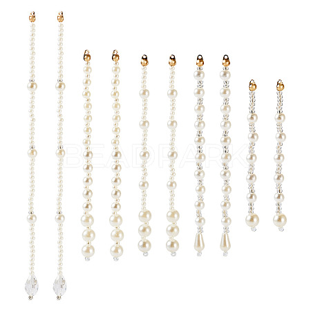 Glass Pearl Beaded Pendant FIND-TA0004-68B-1