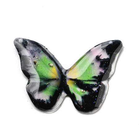 Transparent Epoxy Resin Cabochons CRES-A053-09-1