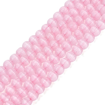 Glass Imitation Cat Eye Beads Strands GLAA-N075-01A-08-1