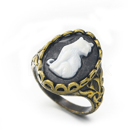 Alloy with Resin Finger Rings FS-WGE901F-04-1
