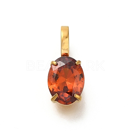 Ion Plating(IP) 304 Stainless Steel Rhinestone Pendants X-STAS-A104-11G-11-1