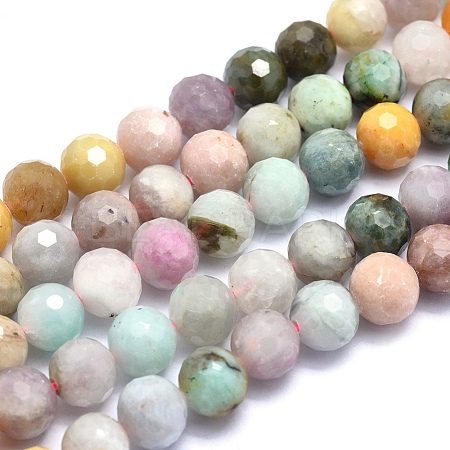 Natural Mixed Gemstone Beads Strands G-O171-06-8mm-1