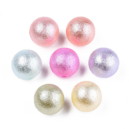 Imitation Pearl Acrylic Beads OACR-T022-19-1