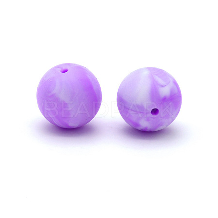 Rondelle Silicone Focal Beads SI-JX0040A-68-1
