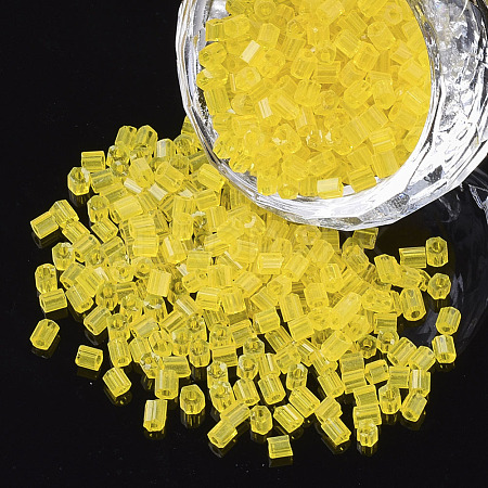 8/0 Two Cut Glass Seed Beads SEED-S033-11A-02-1