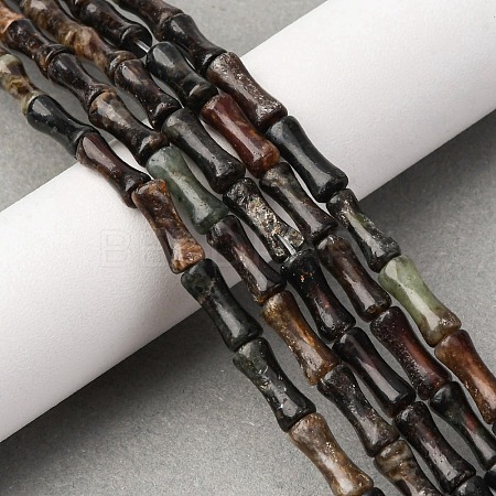 Natural Biotite Beads Strands G-L624-G09-12x5mm-1