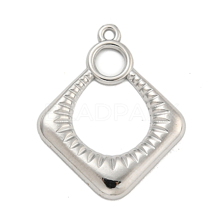 Non-Tarnish 304 Stainless Steel Pendants STAS-K273-06P-1