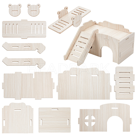 2 Sets 2 Style Wooden Teeter-totters DIY-FG0005-09-1