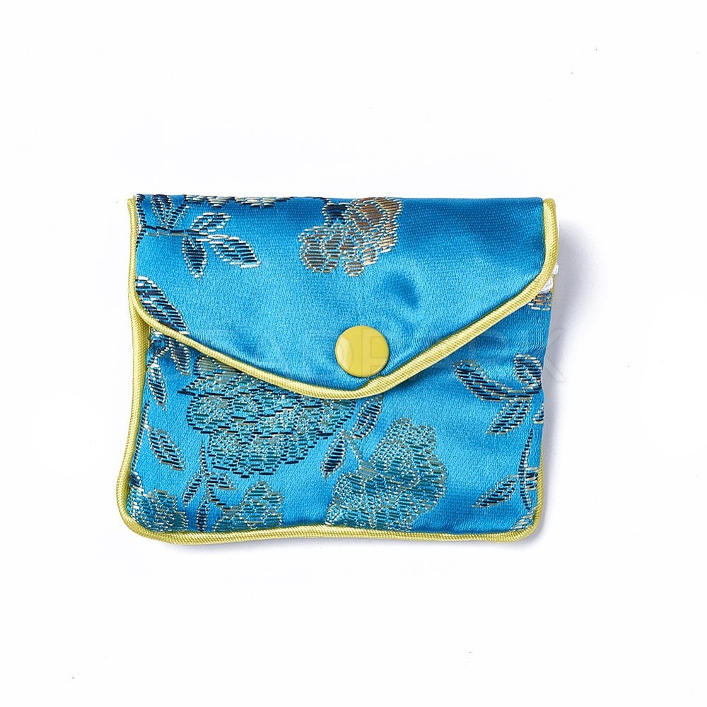 Embroidery Damask Cloth Pouches - Beadpark.com