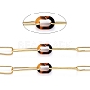 Handmade Brass Paperclip Chains CHC-H102-09G-2
