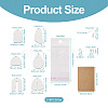 DIY Sublimation Dangle Earring Making Finding Kits DIY-BY0001-36-3