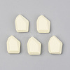 Painted Natural Wood Cabochons WOOD-T021-48A-1