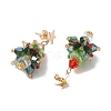 Glass Dangle Earrings EJEW-JE05961-4